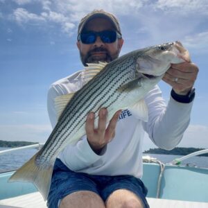 Read more about the article Pleasant Start to Summer Striper Fishing